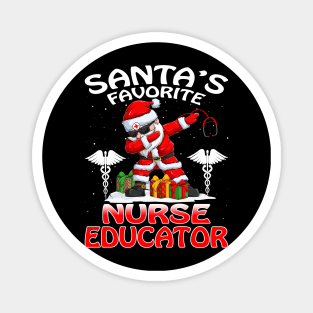 Santas Favorite Nurse Educator Christmas T Shirt Magnet